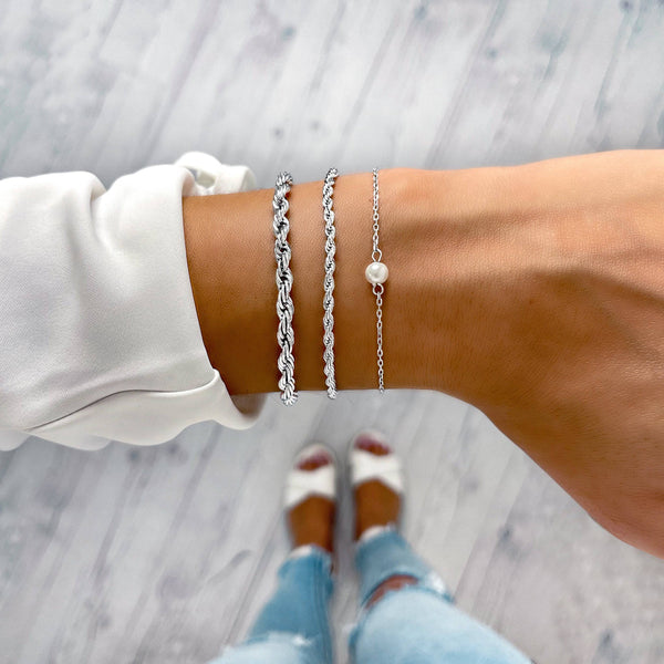 "Lace" Armband  ~Silber/Gold - Emily Schmuck