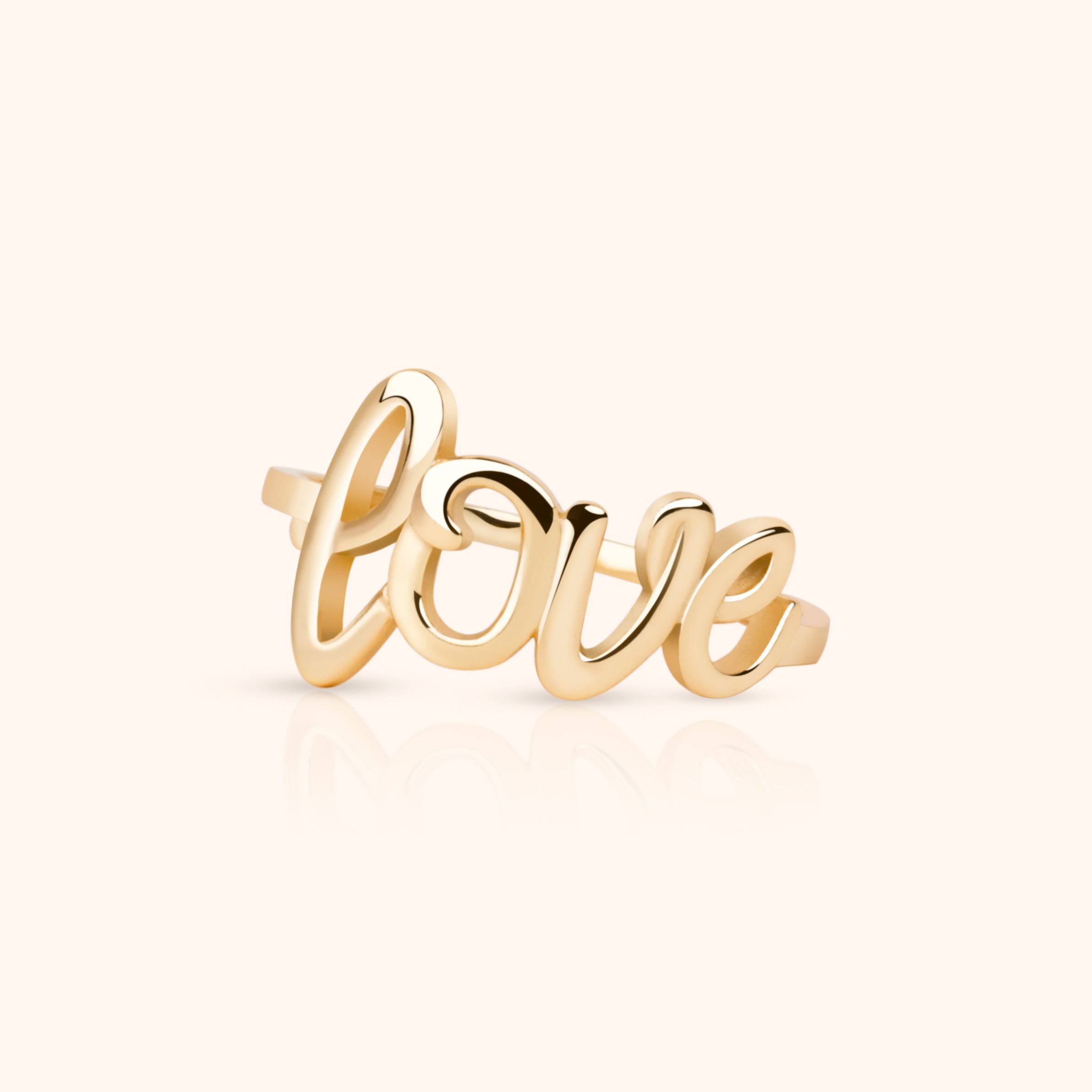 "Liebe Love" Ring - Emily Schmuck