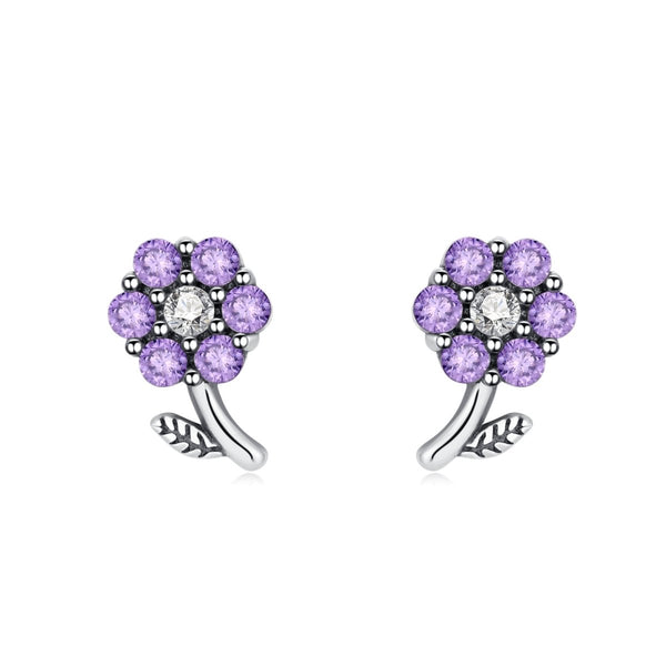"Violette Blume" Ohrringe - Emily Schmuck