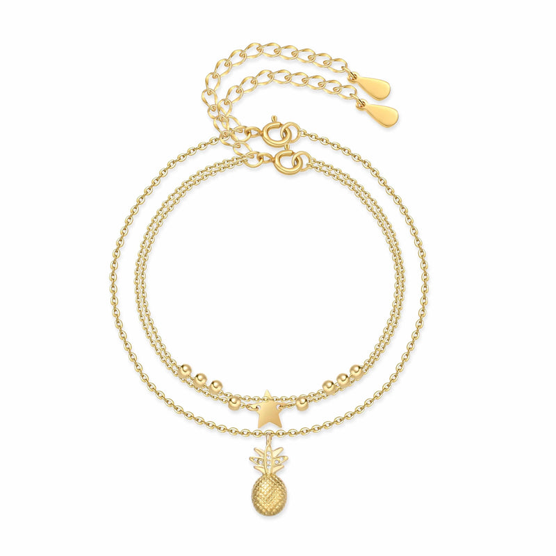 "Sommer" Fußkettchen - Emily Schmuck