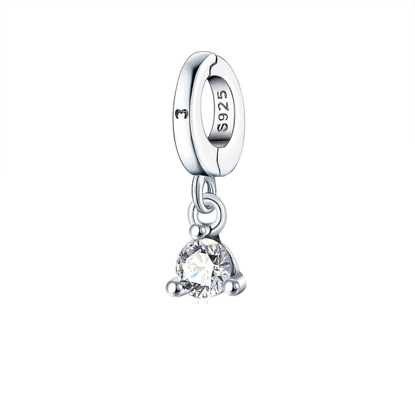 "Strahlender Zirkonium" Charm - Emily Schmuck